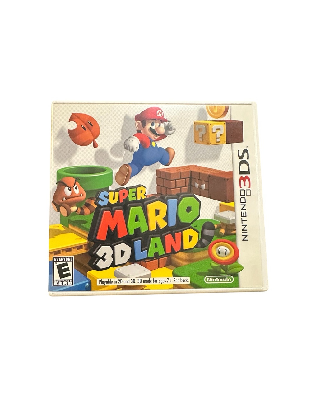 Nintendo Super Mario 3D Land (White) - Nintendo 3DS tested No manual